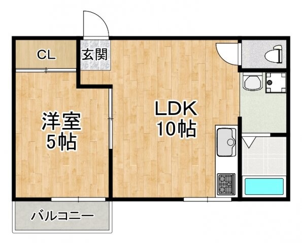 マンションシャトローの物件間取画像