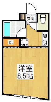レディースマンションプリンセスⅠの物件間取画像
