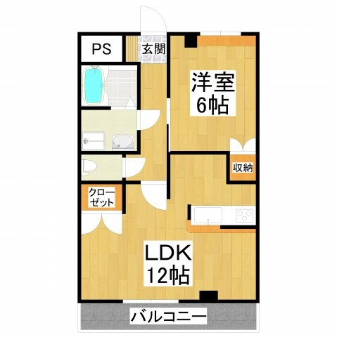アプローズ狭山の物件間取画像