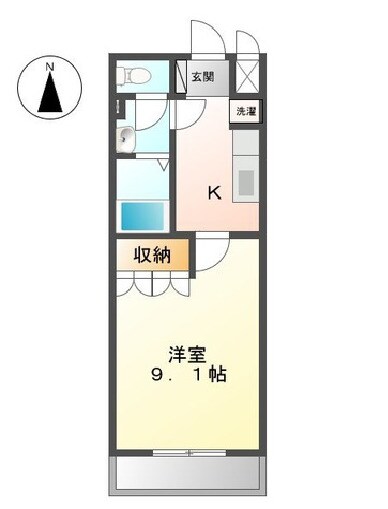 ベルメゾンSKYの物件間取画像
