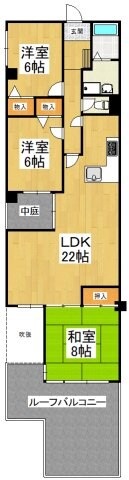 サンロード汐の宮の物件間取画像
