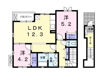 ブルーローズの物件間取画像