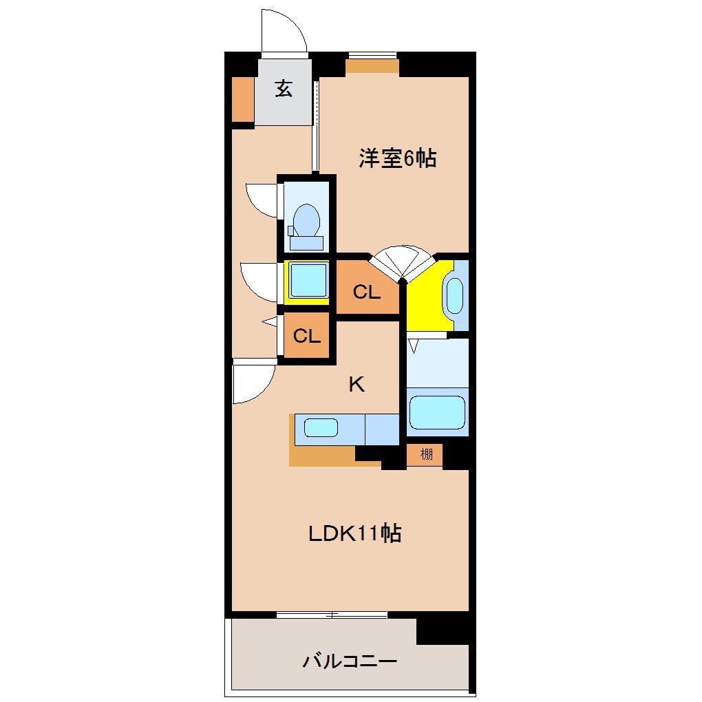 EXESS-CITYの物件間取画像