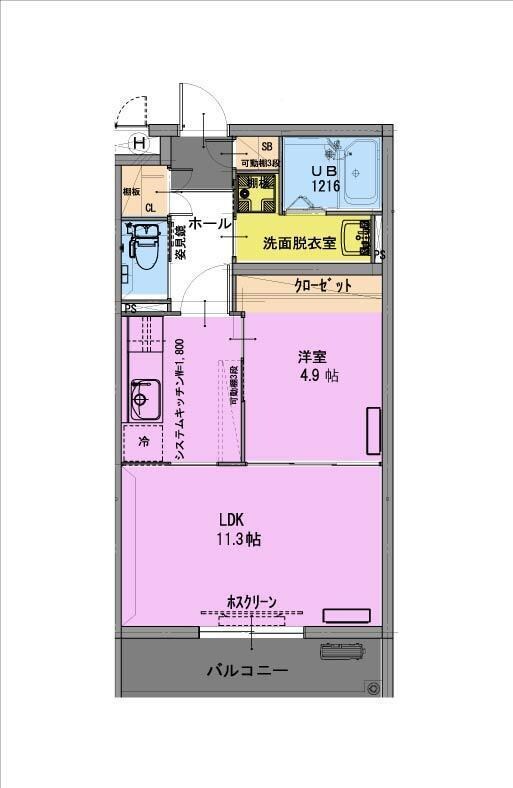 ラフィーナパレス宮崎東の物件間取画像