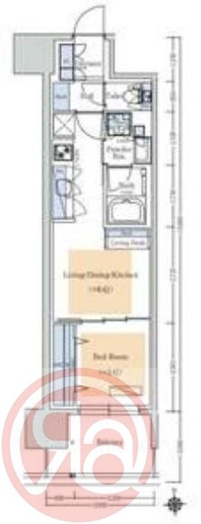 アーバネックス本町Ⅱの物件間取画像