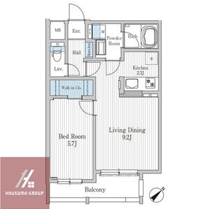 モクシオン大阪ベイの物件間取画像