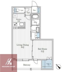 モクシオン大阪ベイの物件間取画像