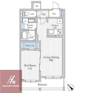 モクシオン大阪ベイの物件間取画像