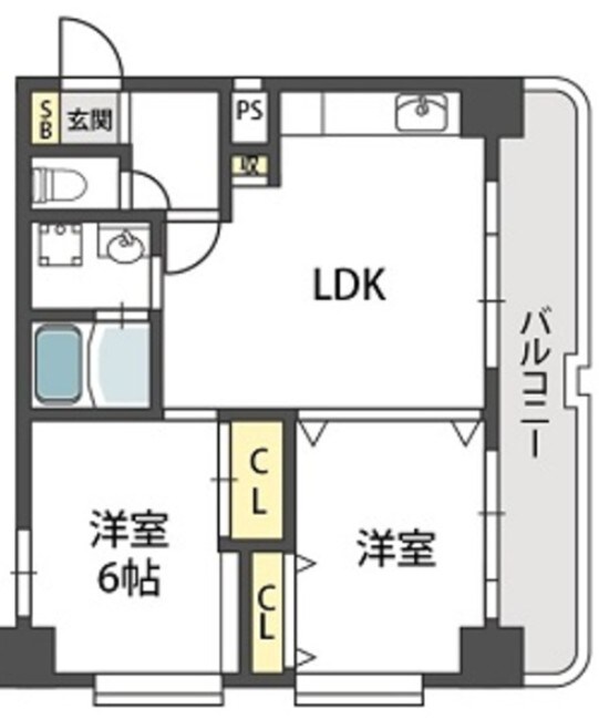 グローリーヨシダの物件間取画像