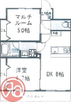 エステムプラザ難波westⅡプレディアの物件間取画像