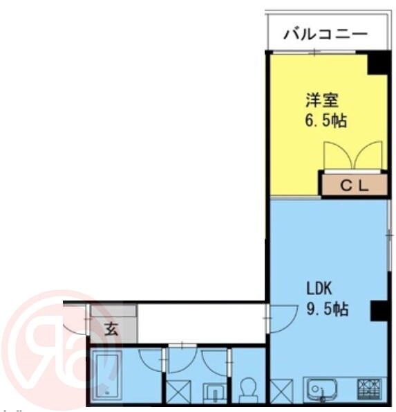 フローレンス弁天の物件間取画像