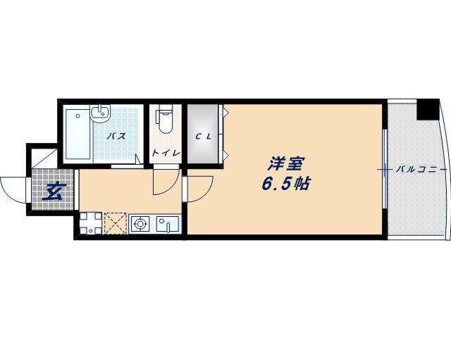 アブレスト桜川の物件間取画像