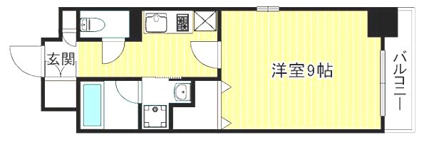 COCORO-WESTの物件間取画像