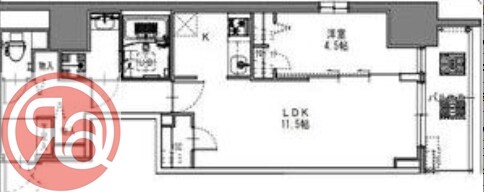 S-RESIDENCE阿波座bouncyの物件間取画像