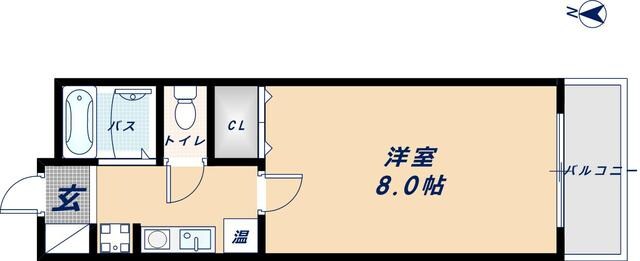 メゾンパシフィックの物件間取画像