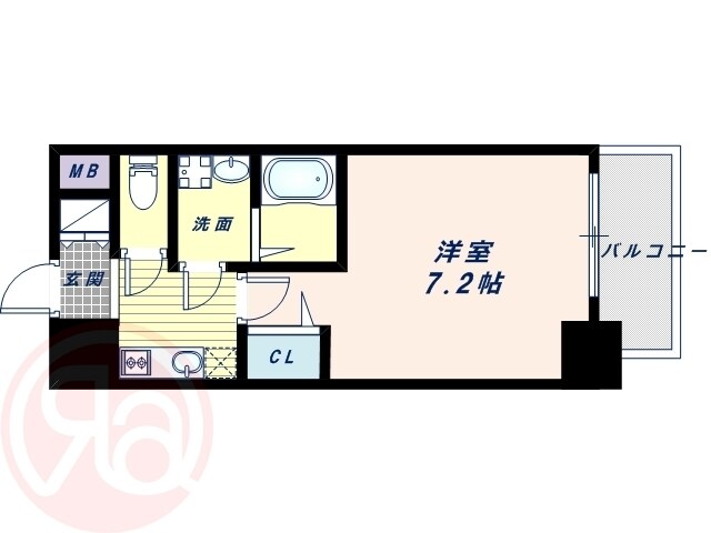LUMINOUS桜川の物件間取画像