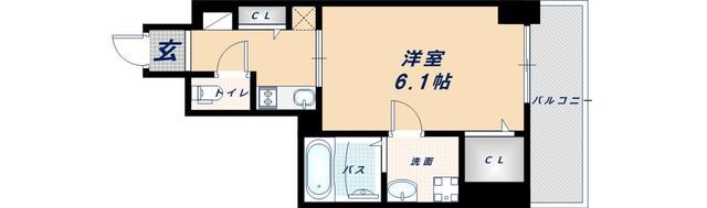 西大橋駅 徒歩5分 3階の物件間取画像