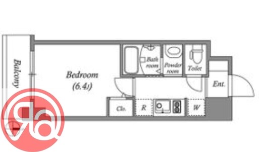 ジオエント福島野田の物件間取画像