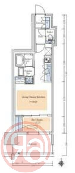 アーバネックス本町Ⅱの物件間取画像