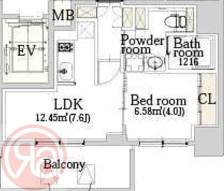 エスライズ難波Ⅲの物件間取画像
