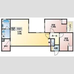 GLANZ平野の物件間取画像