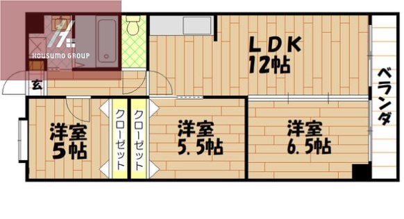 コーラルハイツ平野の物件間取画像