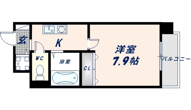 メゾンヤン2の物件間取画像