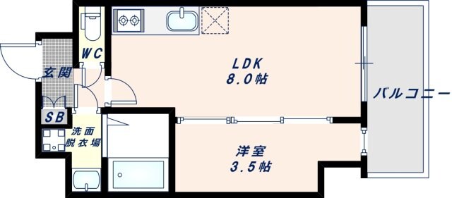 グランパシフィック東今里innovationの物件間取画像