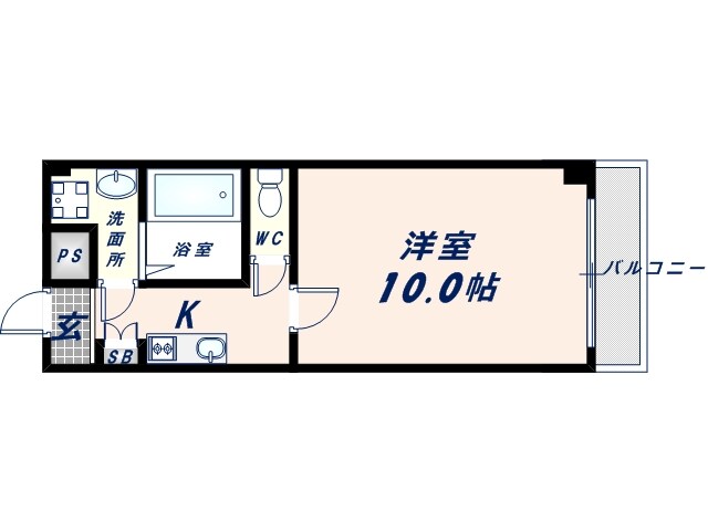 プリマベーラ新今里の物件間取画像