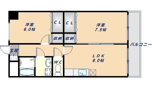 セイグレイスの物件間取画像