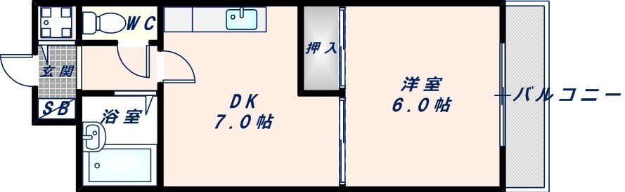 PALMIZIO鶴橋の物件間取画像