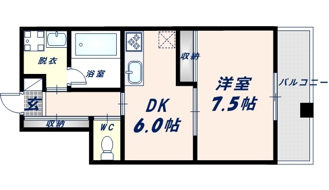 Tスクエア布施の物件間取画像