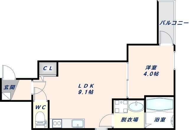 Ｂ.Ｂ.ＳＯＷの物件間取画像