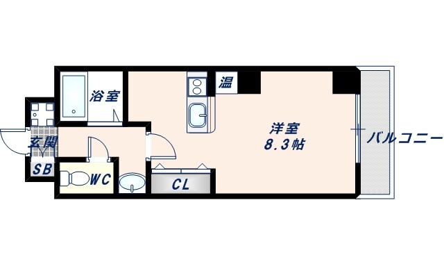 カシェット緑橋の物件間取画像