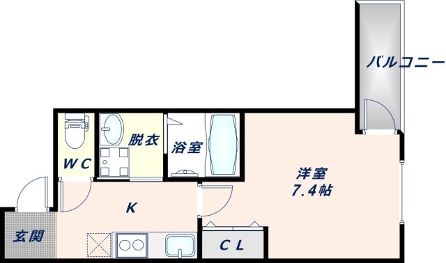 長田駅 徒歩7分 2階の物件間取画像