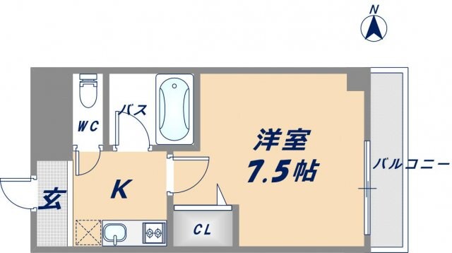 コートビュータワーの物件間取画像