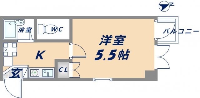 ロンモンターニュ小阪の物件間取画像