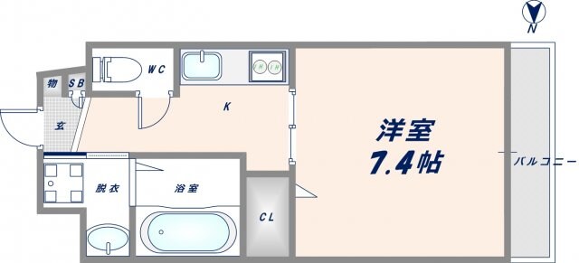 レガーロ布施の物件間取画像