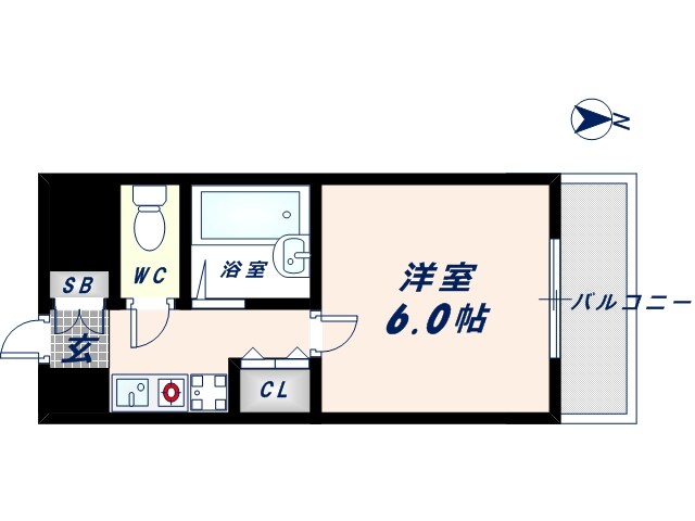 PS　HIGASHI OSAKAの物件間取画像