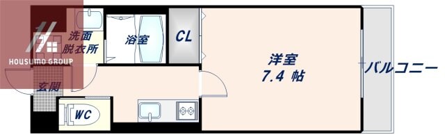 メゾン上小阪の物件間取画像