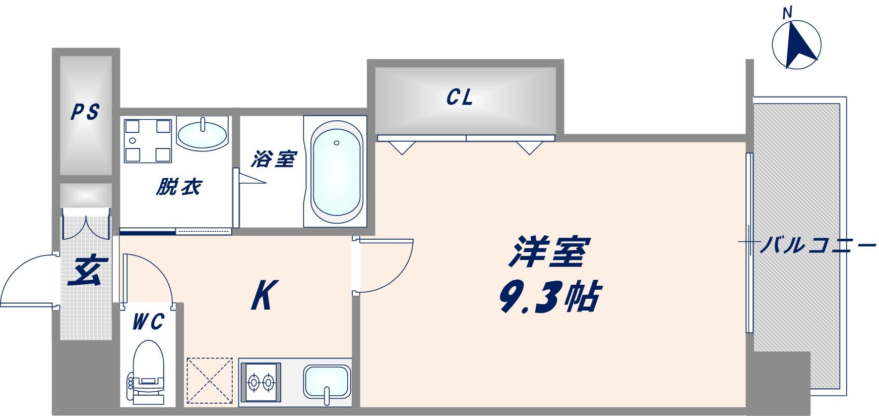 ラグゼ布施北Ⅰの物件間取画像