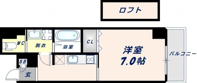 小阪レカンⅤの物件間取画像