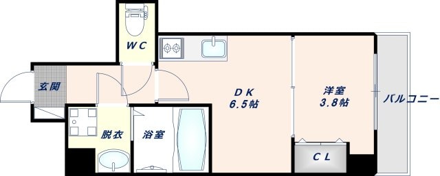 ガルデニア城東の物件間取画像