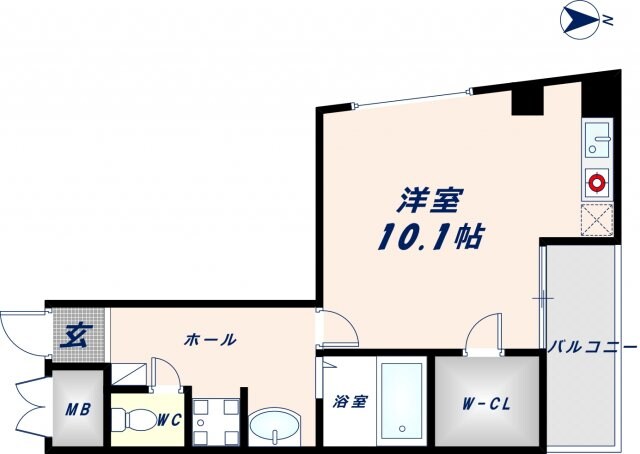 エムプラザ布施弐番館の物件間取画像