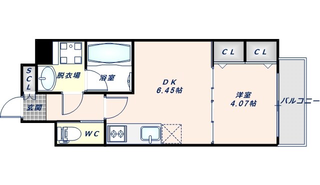 プレジオ布施ＥＵＲＯの物件間取画像