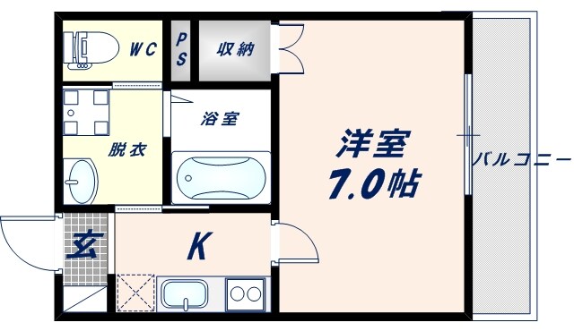 ルナソレイユ近江堂の物件間取画像