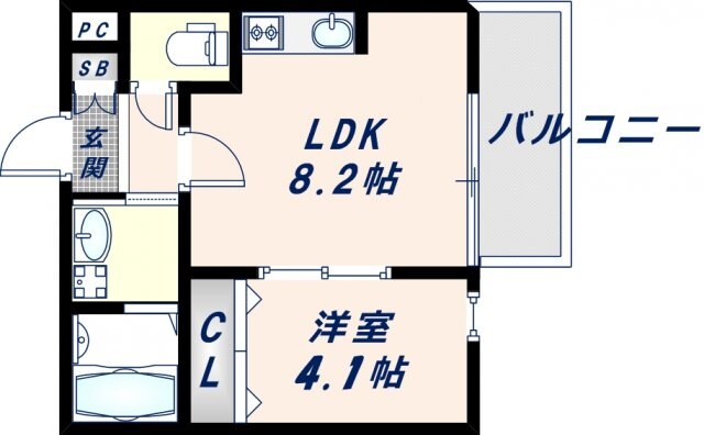 H-maison平野Ⅳの物件間取画像