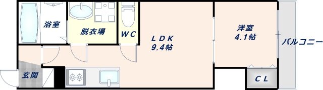 サンルーチェ東今里の物件間取画像