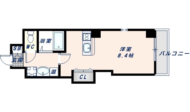 カシェット緑橋の物件間取画像