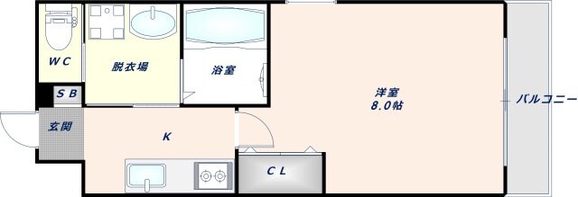 リアコート高井田中央ＷＥＳＴの物件間取画像